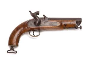 SWINBURN & SON percussion cap pistol with "1853 Tower" marks.&nbsp;