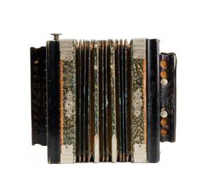 REGAL MELODEON: German squeeze box accordian, early 20th century.&nbsp;