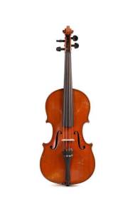VIOLIN: Stradivarius copy Czechoslovakian trade violin c1920s.