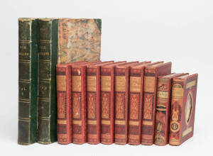 "OLD ENGLAND: A Pictorial Museum of Regal, Ecclesiastical, Baronial, Municipal, and Popular Antiquities." Volumes 1 & 2:&nbsp;[Charles Knight and Co., London, 1845. Hardcover. Folios. 10.25" x 14.25". 392pp; 386pp.], 24 chromolithographic plates. Contemporary 
