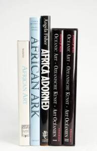PRIMITIVE & TRIBAL ART: Library of books. Noted "Oceanic Art" by Anthony J.P Meyer; "Asmat" by G & A Konrad; "Dogon Statuary" by D. Amez; plus assorted books on Africa & South America. (23 items)