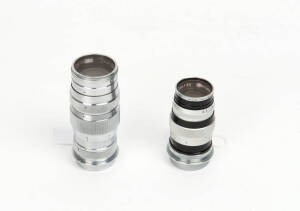 CANON CAMERA CO. (Japan): Canon screw mount lenses 100mm f3.5 and Serenar 13.5cm f4.