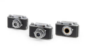 KONISHIROKU KOGAKU (Japan): Konica (Konica I) 35mm rangefinder cameras (earlier version) (3).