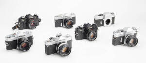 KONISHIROKU KOGAKU (Japan): Konica 35mm SLR cameras (7).