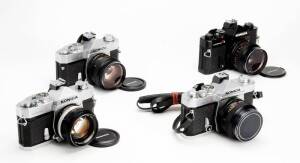 KONISHIROKU KOGAKU (Japan): Konica Autoreflex T- series 35mm SLR cameras (4).