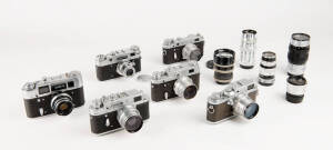 KRANSNOGORSK MECHANICAL FACTORY (Russia) / FED (Ukraine) / KIEV ARSENAL (Ukraine): Soviet rangefinder cameras and M39 lenses.