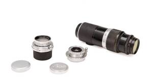 LEITZ (Germany): Leitz screw mount lenses (3).