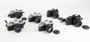 MINOLTA (Japan): Minolta XD/XE 35mm cameras.