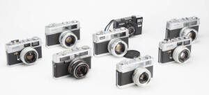 MINOLTA (Japan): Minolta rangefinder and viewfinder cameras (19).