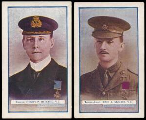 1916-17 Gallaher "The Great War - Victoria Cross Heroes", 5th Series [25] & 6th Series [25]. Mainly G/VG.