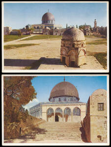 HOLY LAND POSTCARDS: Colour postcards (23) published by Uvachrom A.G., Munchen, together with case "Das Heilige Land" with booklet &nbsp;[Munich, 1932].