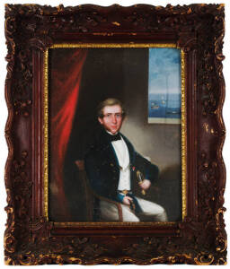 ARTIST UNKNOWN Portrait of a Gentleman oil on card 39.5 x 30cm