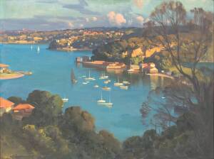 ERNEST BUCKMASTER (1897-1968) Sydney Harbour
