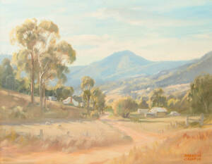 AMBROSE GRIFFIN (1912-)&nbsp;"View Wandilagong"Oil on board signed lower right80 x62cm