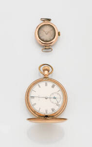 &nbsp;A Lady's 9ct gold Rolex and a rolled gold Elgin pocket watch.