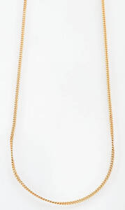 A curblink chain. 9ct yellow gold. Weight 8.67 grams.