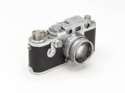 LEITZ (Germany): Leica screw mount camera Leica IIIf red dial.