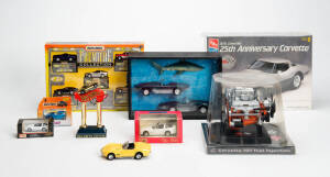 Corvettes: An extensive collection of models, toys and collectables, mainly still in original packaging. (70+ items).