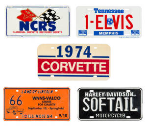 A group of event and marque specific modern collectable vehicle number plates (approximately 23)