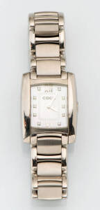A Lady's Ebel "Brasilia" wristwatch. Quarz. Mother of pearl and diamond dial. Ref:E9976M22.