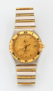A Gentleman's Omega Constellation wristwatch. Automatic. Stainless steel and yellow gold. C.2007. Ref:1202.30.00. 35mm.