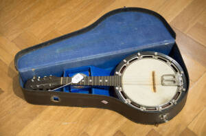 BANJO MANDOLIN early 20th century in original case.&nbsp;