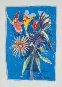 CHARLES BLACKMAN (BORN 1928), The Melbourne Cup Bouquet 1989, screen print A/P, signed, titled and dated below image, 84.5 x 57 cm