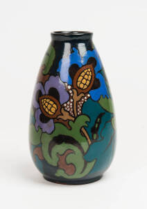 Decoro ware art pottery vase, made expressly for Mutual Stores Ltd Melbourne. 20cm