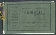 CATALOGUES: E.W.Beard & Co. (Bedding & Furniture); 1899 Savage's Boots (Household Goods & Boots); 1920s Newland Bros Ltd. (Modern Sleeping Equipment) with faults.