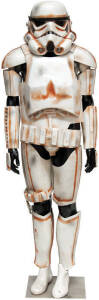 STAR WARS: Storm Trooper "Sand Trooper" lifesize model, display created by artist Paul Sullivan. (190 x 60cm)