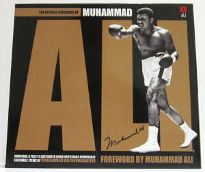 MUHAMMAD ALI: Book "The Official Treasures of Muhammad Ali" by Newsham [Melbourne, 2008], wholesale quantity.