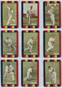 1953-54 Coles "Australian & English Cricketers", the complete set of English Cricketers [15]. G/VG.