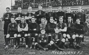 1909 J.E.Barnes Photo "Team Photo Post Cards" [2/10] - Geelong & Melbourne. Fair/VG condition.