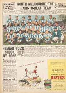 1955 Argus "Team Photos", part set [2/12] - Fitzroy & North Melbourne. Fair/VG.