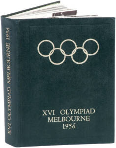 1956 OFFICIAL REPORT: "The Official Report of the Organizing Committee for the Games of the XVI Olympiad Melbourne 1956", the definitive 760 page handbook with all the results and excellent photographs. Good condition.