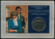 Mixed lot with Australia 1983 Proof set (no foam), 1982 & 1983 (2) Unc. sets, 1982 $10 C'wealth Games Unc., 1984 $1 proof, range of coins &frac12;d to 2/-, decimal coins 1c to 20c, 1966 50c x3, 1988 Last $2 Folder and 1982 $1 Johnston/Stone run of 14: GB incl. 1