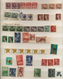 Duplicated collection in 7 s/books (2 small); majority decimal, pre-decimal with States, 'Roos & KGV to 1/4, h/values noted, some mint incl. blocks; range of decimal MUH incl. 1971 Xmas block; Range of FDCs, PSEs and commemorative covers incl. pre-decimal