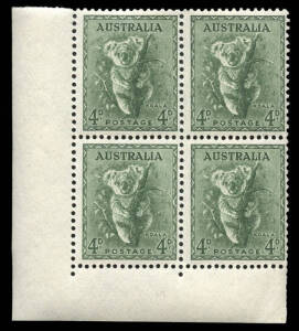 Pre-decimal accumulation 1937-62, majority as KGVI MUH imprint blocks incl. Ash, McCracken and By Authority. Noted 4d Koala no imprint block. Many in quantity, some with substantial duplication. Also incl. envelopes of used stamps. Mixed condition, vast m