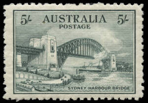 1932 5/- Sydney Harbour Bridge, well centred MVLH.