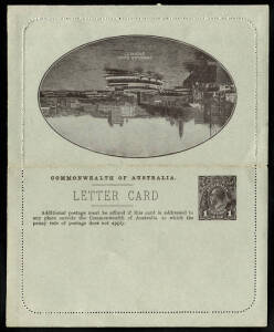 1915 (H&G.A9; ASC.L9) 1d KGV Sideface (Die 1) perf.12½, with "BOTANIC GARDENS, SYDNEY" & "CIRCULAR QUAY, SYDNEY" both in framed ovals in grey-brown, Unused.