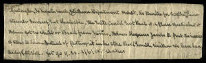 3 June 1918 (AAMC.PP1) Maatsuyker Island - Hobart, complete flimsy with handwritten 4-line message signed by Oakes, the Head Light Keeper. The message concerns supplies required, the terrible weather, etc. [Illustrated in the Australian Air Mail Catalogue