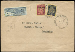 1948-51 range of short-paid covers and other postal documents showing usages fo Postage Due adhesives and other postal instructions. All attractively annotated on exhibit pages and including "T" Provisional overprints on covers (3), June 1948 inwards cove