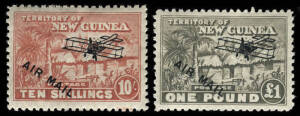 1931 (SG.137-49) ½d - £1 Hut Airmails set, very fresh.