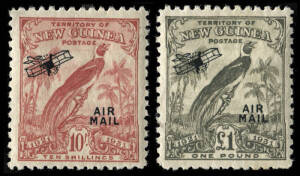 1932 (SG.163-76) &frac12;d - &pound;1 Dated Bird Airmails set. Cat.&pound;300. Lovely set.