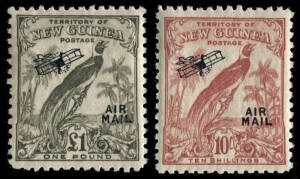 1932-4 (SG.190-203) ½d - £1 Undated Bird Airmails set. Cat.£250. Fine & fresh.