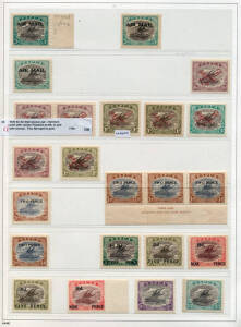 1901-39 collection on pages, with the BNG issue to 1/- and incl. 1916-31 set to 10/-, "ONE PENNY" and "AIR MAIL" opts, 1931 surcharges, 1932 to 10/-* and 1931-32 'OS' opts 10/12**. Range of used stamps, incl. 2/6 BNG with horiz. wmk. Some duplication, inc