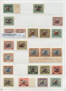 1901-39 collection on pages, with the BNG issue to 1/- and incl. 1916-31 set to 10/-, "ONE PENNY" and "AIR MAIL" opts, 1931 surcharges, 1932 to 10/-* and 1931-32 'OS' opts 10/12**. Range of used stamps, incl. 2/6 BNG with horiz. wmk. Some duplication, inc
