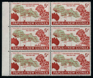 1962 (SG.36-8) South Pacific Conference set of 3: 31 sets, mainly in blks., superb MUH.