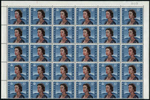 1964-65 (SG.36-48) &frac12;d - 8/- Pictorials: 30 sets in matching Sheet Number blocks of 30. MUH.