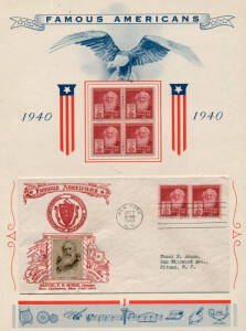 Accumulation on exchange sheets and in packets, to 1960's. Incl. definitives, commemoratives, postage dues, coils, souvenir sheets, blocks, Plate blocks and cinderellas. Noted 'fancy' cancels, good range of revenues incl. a box of Stock Transfer on piece 